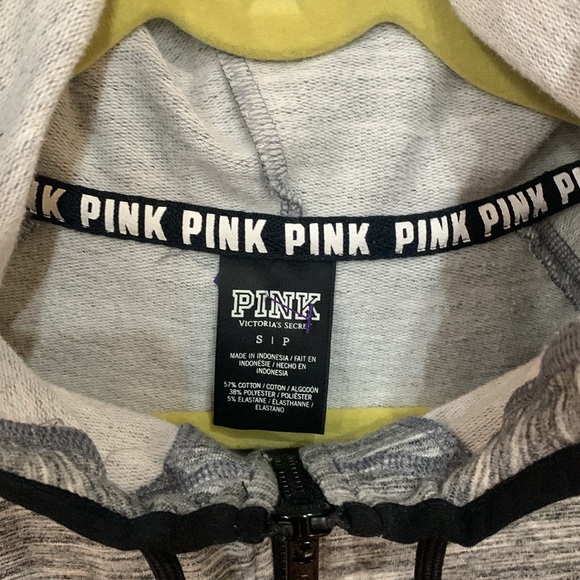 EUC Victoria Secret Pink Zip Up Hoodie - Picture 2 of 7